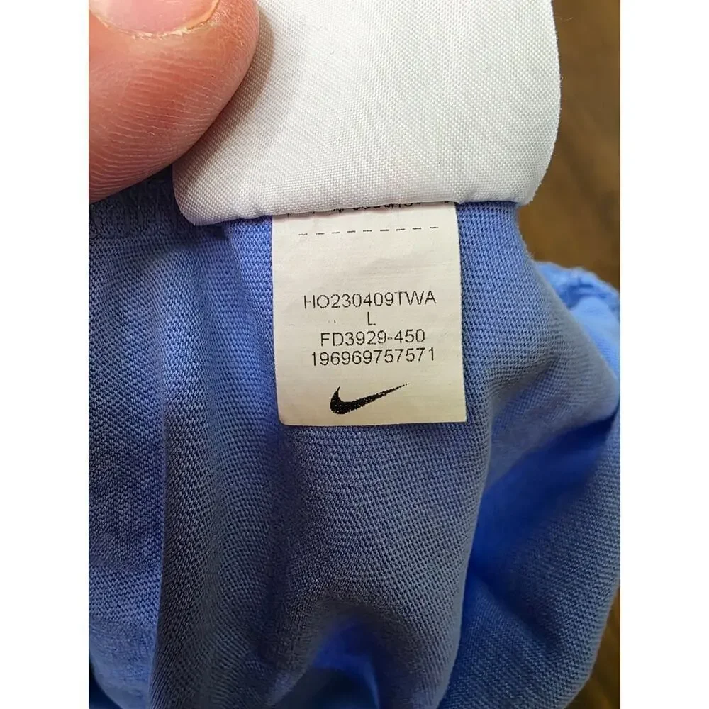 Nike‎ Kids T-Shirt Blue Graphic Logo Large